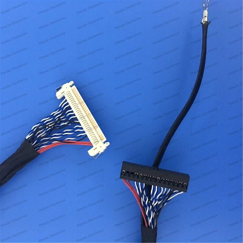 Lvds Cable Fix-30p Double 2CH 8bit for 17inch~23inch LCD Panel Length 50cm